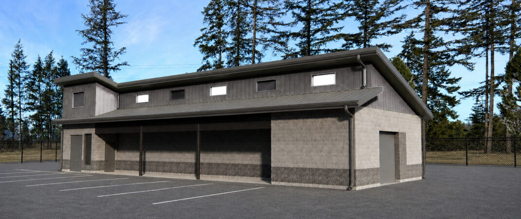 A rendering of Tacoma Water’s Canyonfalls Creek Pump Station.