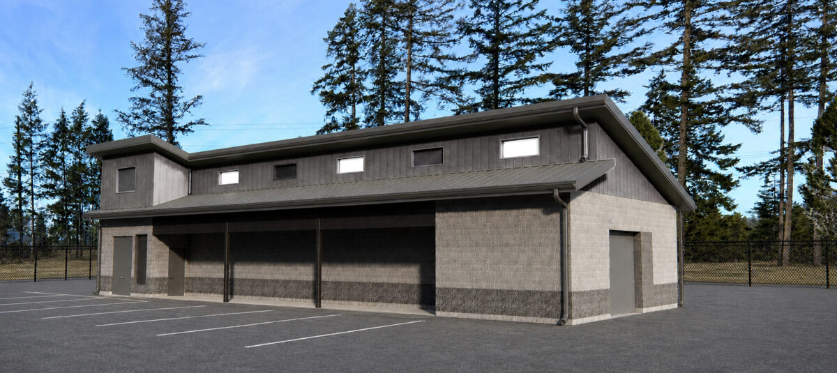 A rendering of Tacoma Water’s Canyonfalls Creek Pump Station.