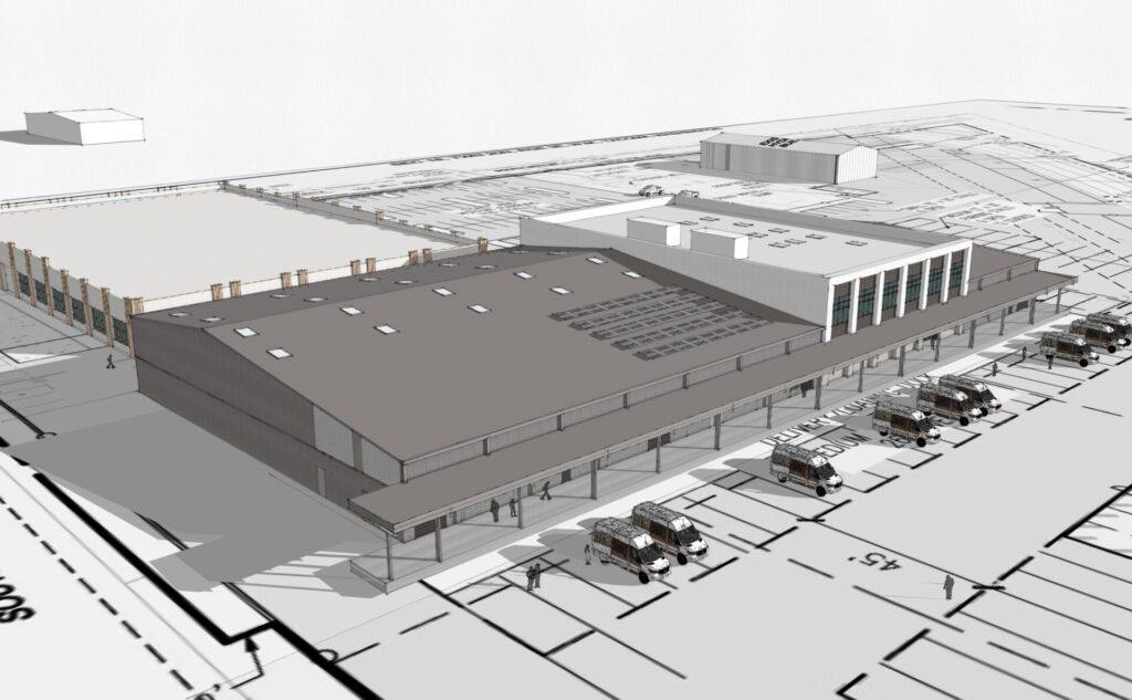 March 2026 rendering of the new Tacoma Water Operations Building