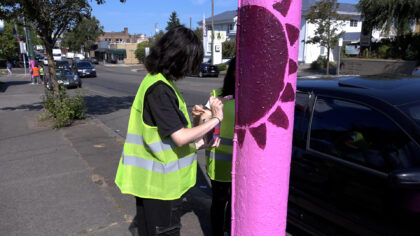 A colorful collaboration in Hilltop creates a unique student art gallery 1