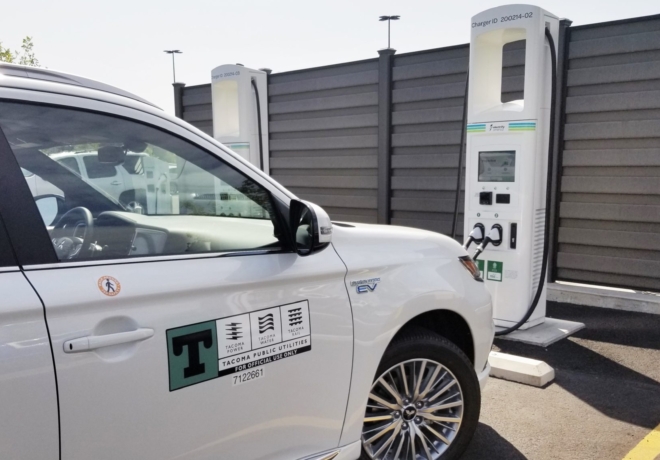 Tacoma Power and Electrify America introduce new electric vehicle charging stations in Tacoma