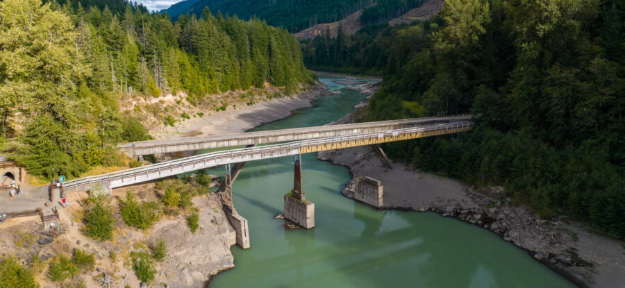 bridge and stream