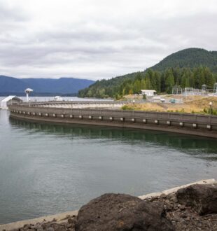 top of cushman no. 1 dam