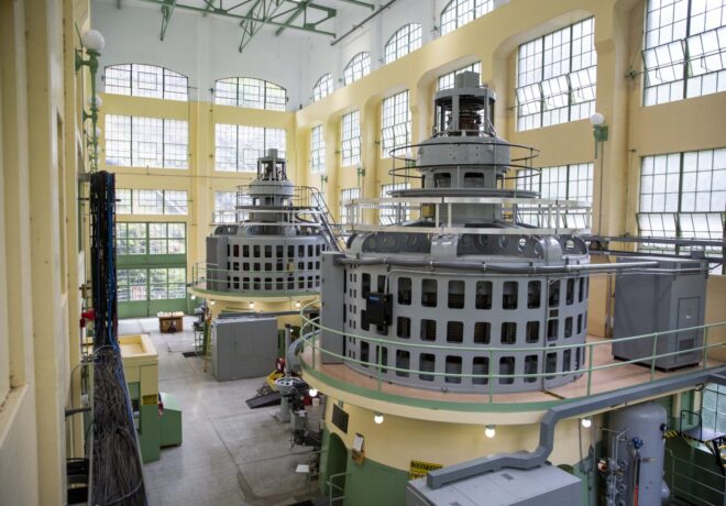 Inside of Cushman No. 2 Powerhouse